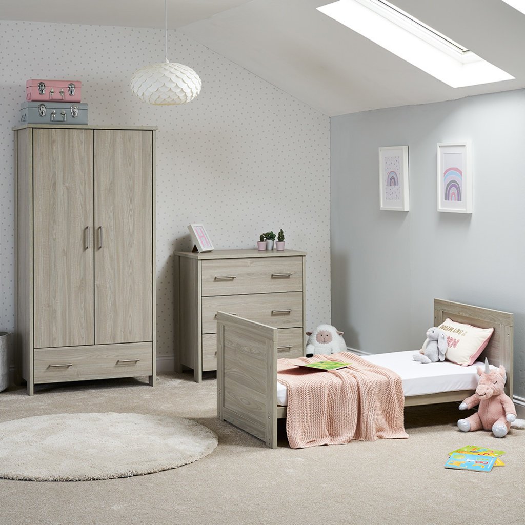 Obaby Obaby Nika 3 Piece Room Set – Grey Wash