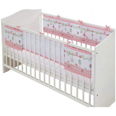 Breathable Mesh Cot Liner English Garden