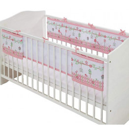 Breathable Mesh Cot Liner English Garden