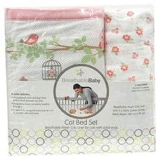 Breathable Mesh Cot Liner English Garden