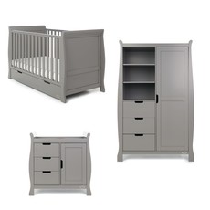 Obaby Obaby Stamford Classic 3 Piece Room Set - Taupe Grey