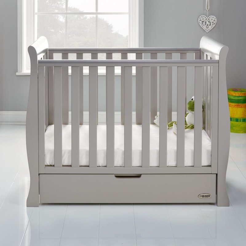 Obaby Obaby Stamford Space Saver Cot - Warm Grey