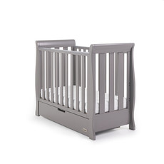 Obaby Obaby Stamford Space Saver Cot - Taupe Grey