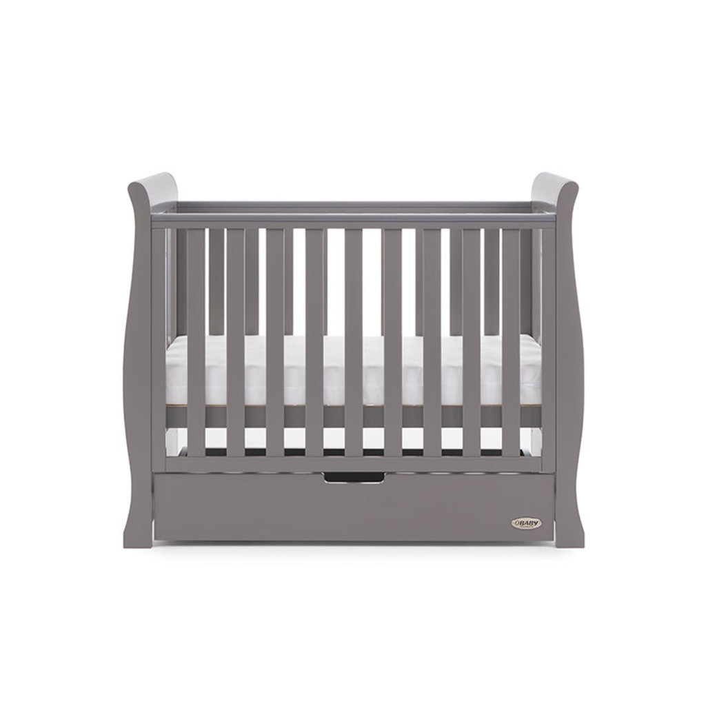 Obaby Obaby Stamford Space Saver Cot - Taupe Grey
