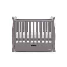 Obaby Obaby Stamford Space Saver Cot - Taupe Grey