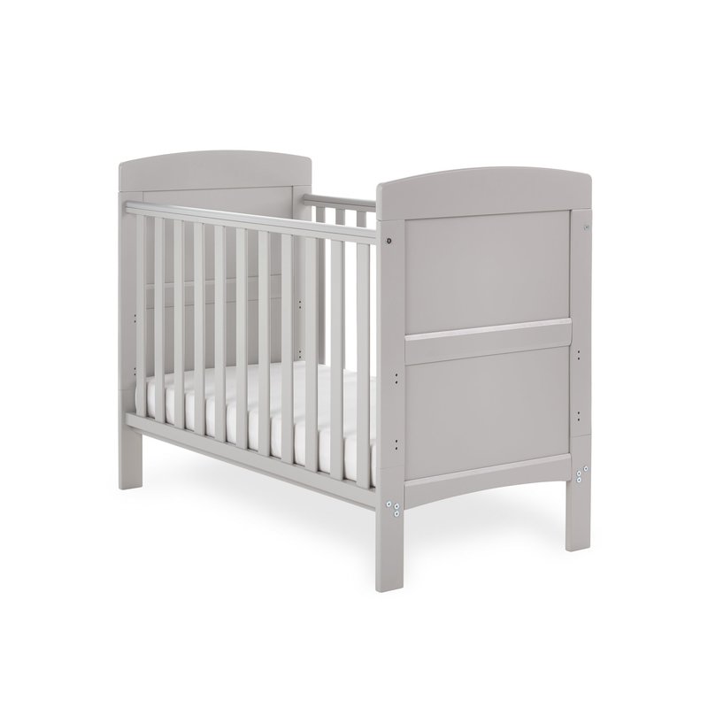 Obaby Obaby Grace Mini Cot Bed – Warm Grey
