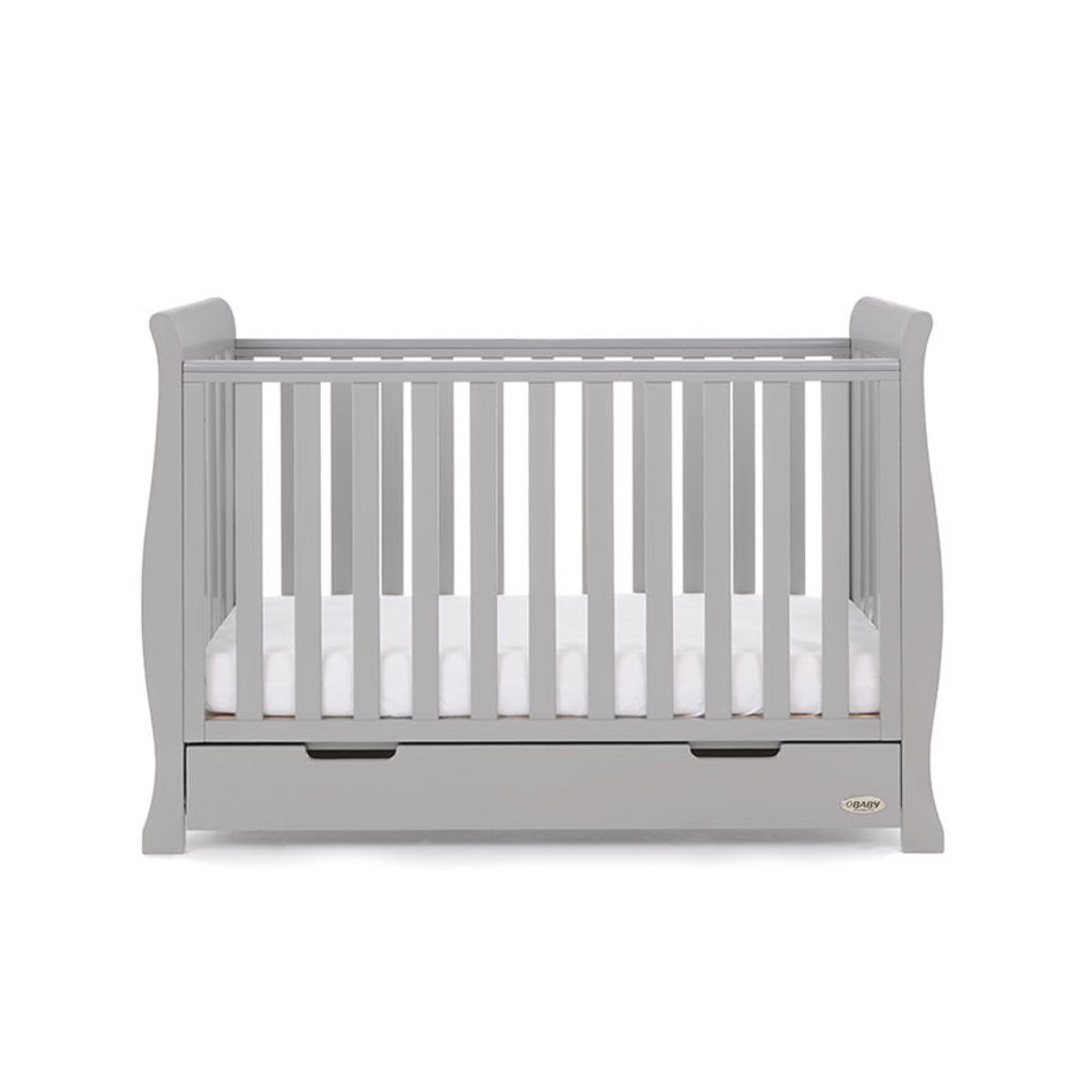 obaby stamford sleigh mini cot bed
