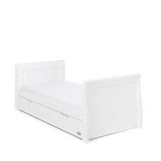 Obaby Obaby Stamford Classic Sleigh Cot Bed – White
