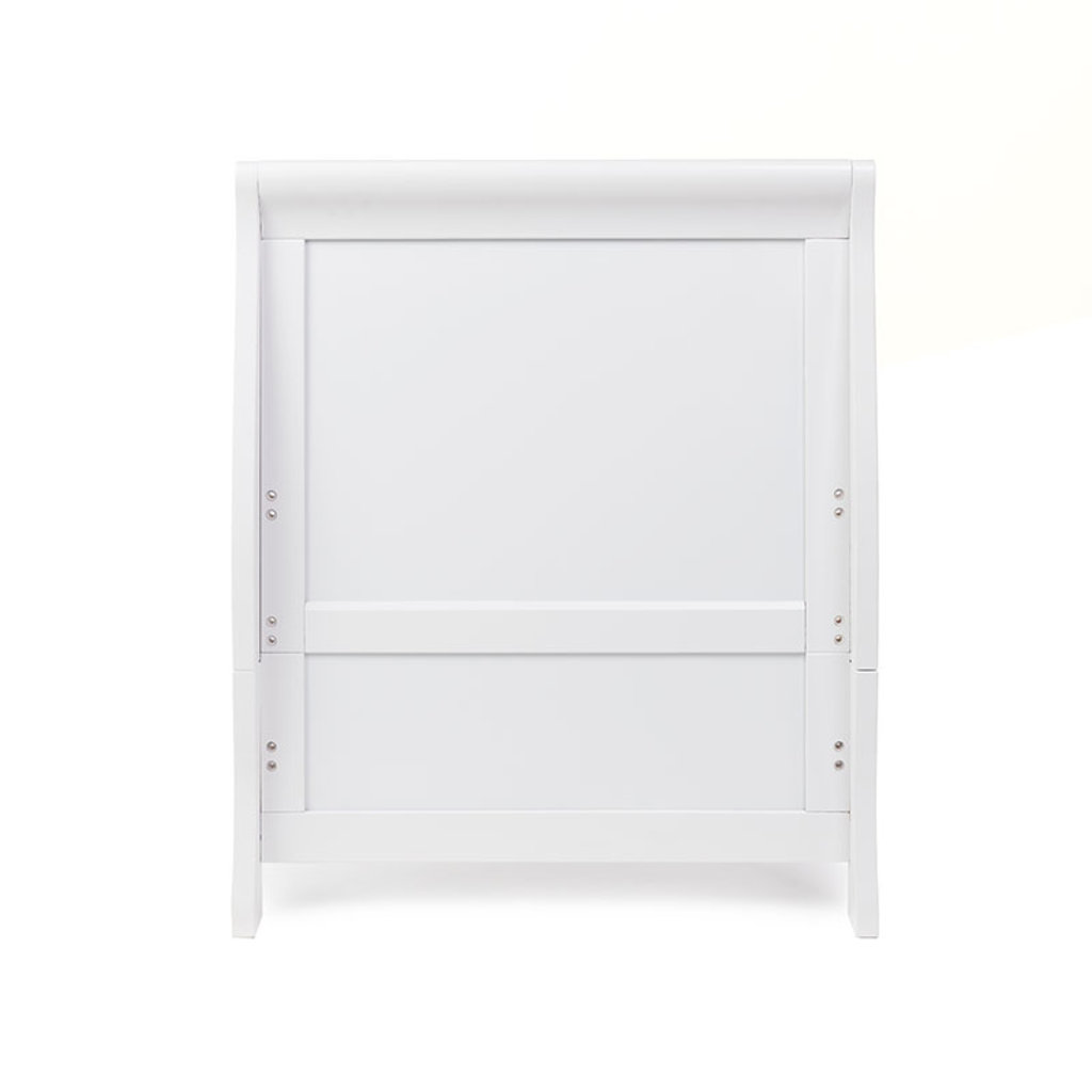 Obaby Obaby Stamford Classic Sleigh Cot Bed – White