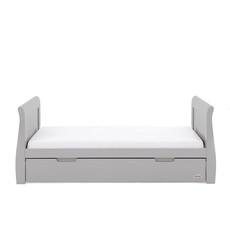 Obaby Obaby Stamford Classic Sleigh Cot Bed – Warm Grey