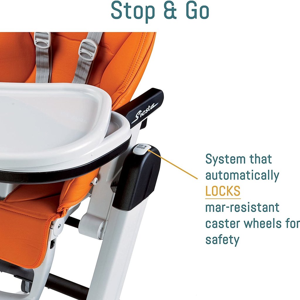 PegPerego Peg Perego Siesta Follow Me Highchair - Licorice