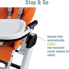 PegPerego Peg Perego Siesta Follow Me Highchair - Licorice