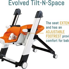 PegPerego Peg Perego Siesta Follow Me Highchair - Licorice