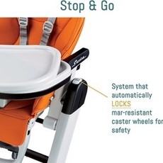 PegPerego Peg Perego Siesta Follow Me Highchair - Arancia