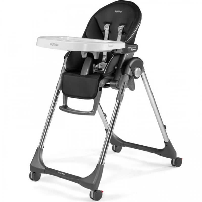 PegPerego Peg Perego Prima Pappa Follow Me Highchair - Hi-Tech Licorice