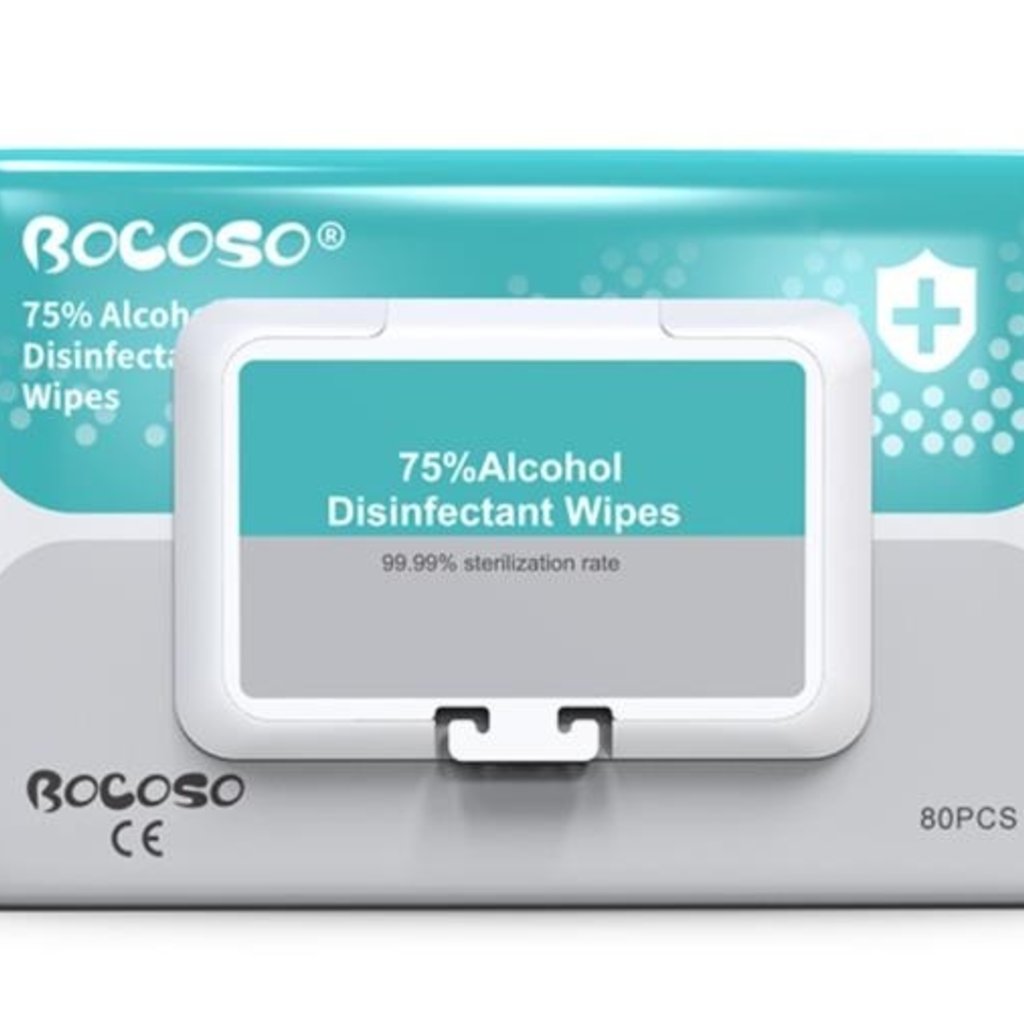 Alcohol Disinfectant Wipes 80 Pack