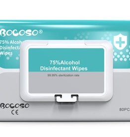 Alcohol Disinfectant Wipes 80 Pack