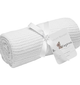 Baby Elegance Baby Elegance Cellular Pram Rolled 70x90cm White