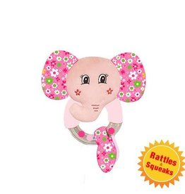 Baby Bow Baby Girl Elephant Hand Rattle Toy