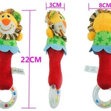 Hand Rattle With Beaded Ring