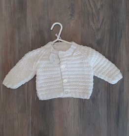 Knitted Christening Cardigan 0-3m M Pattern