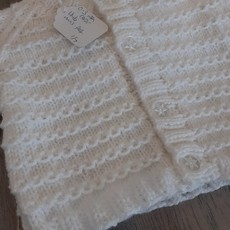 Knitted Christening Cardigan 0-3m M Pattern