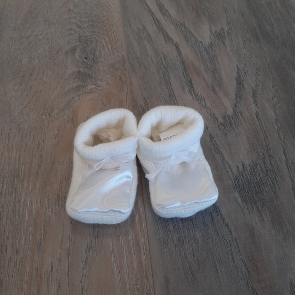 Christening Satin Soft Bootie