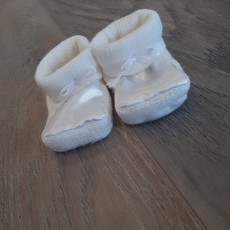 Christening Satin Soft Bootie