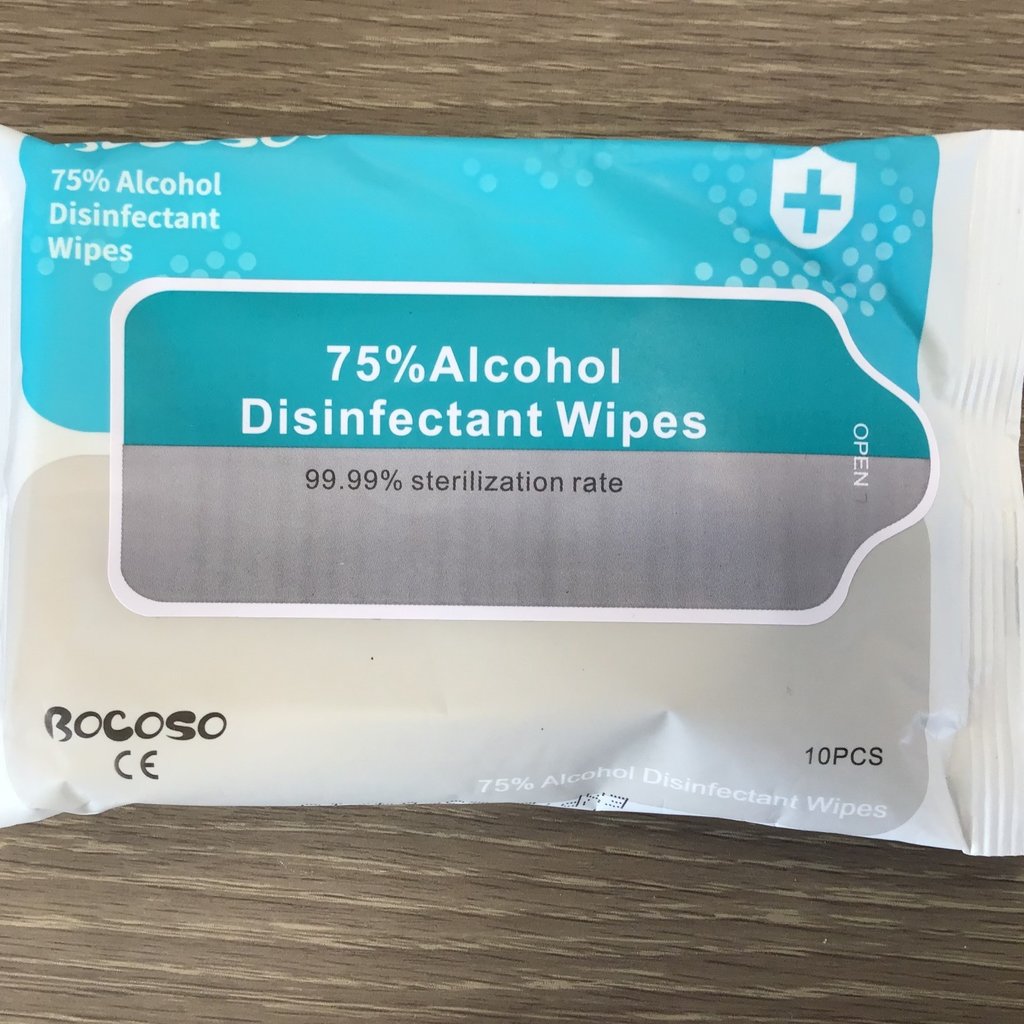 Bocoso Alcohol Wipes 10pcs