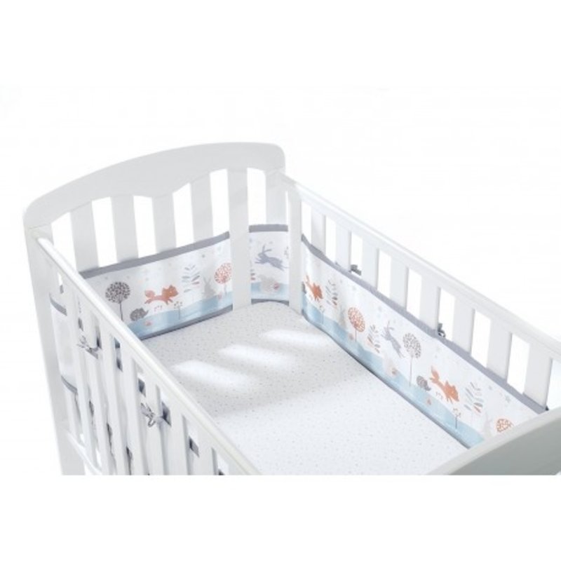 Breathable Baby Breathable Mesh Cot Liner Enchanted Forest