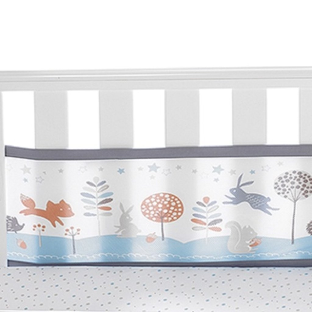 Breathable Baby Breathable Mesh Cot Liner Enchanted Forest