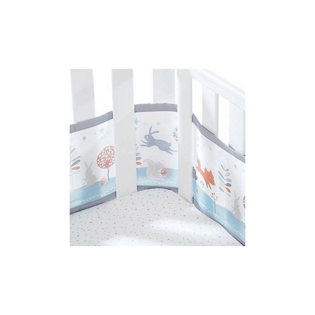 Breathable Baby Breathable Mesh Cot Liner Enchanted Forest