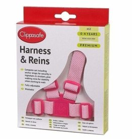 Clippasafe Clippasafe Harness & Reins Pink