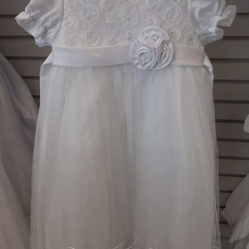 Rose Bud Christening Gown 0-6mth
