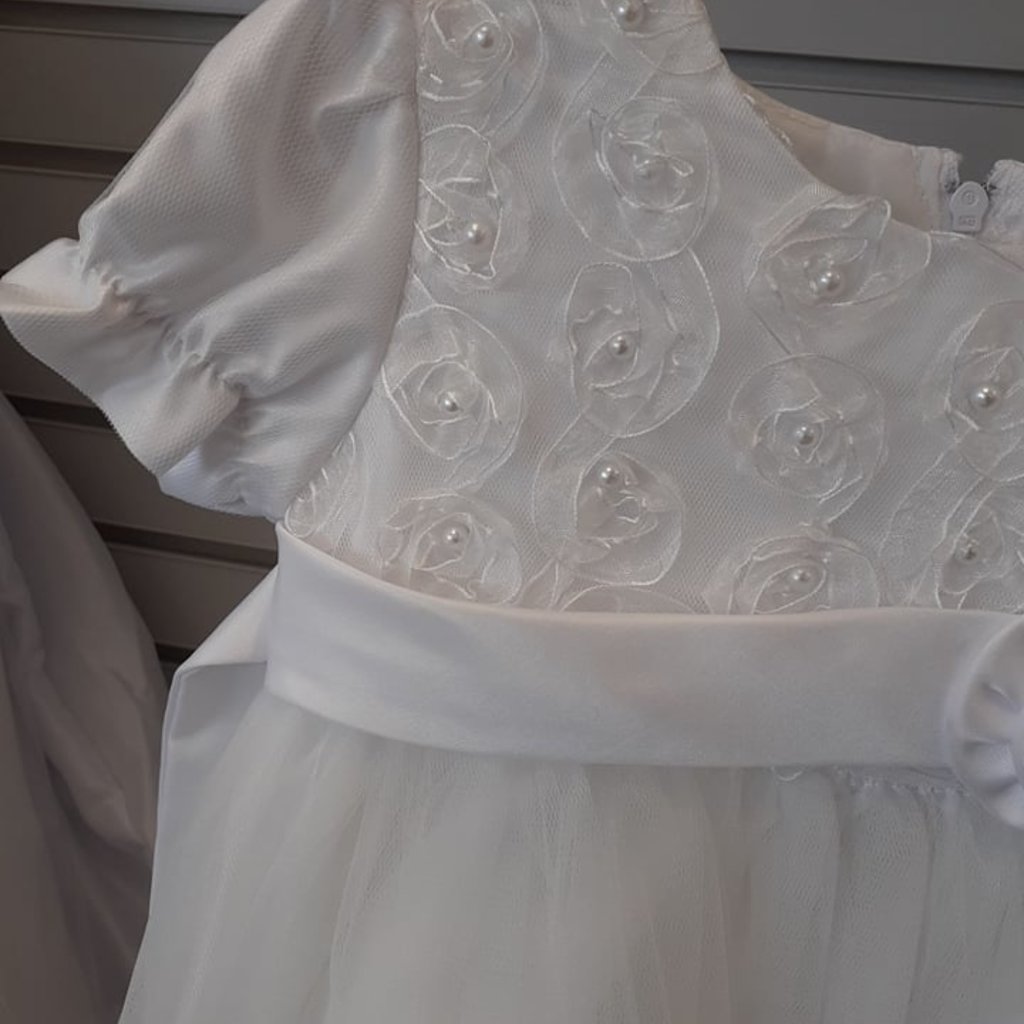 Rose Bud Christening Gown 0-6mth