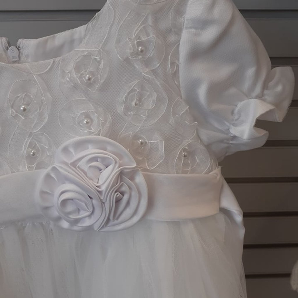 Rose Bud Christening Gown 0-6mth