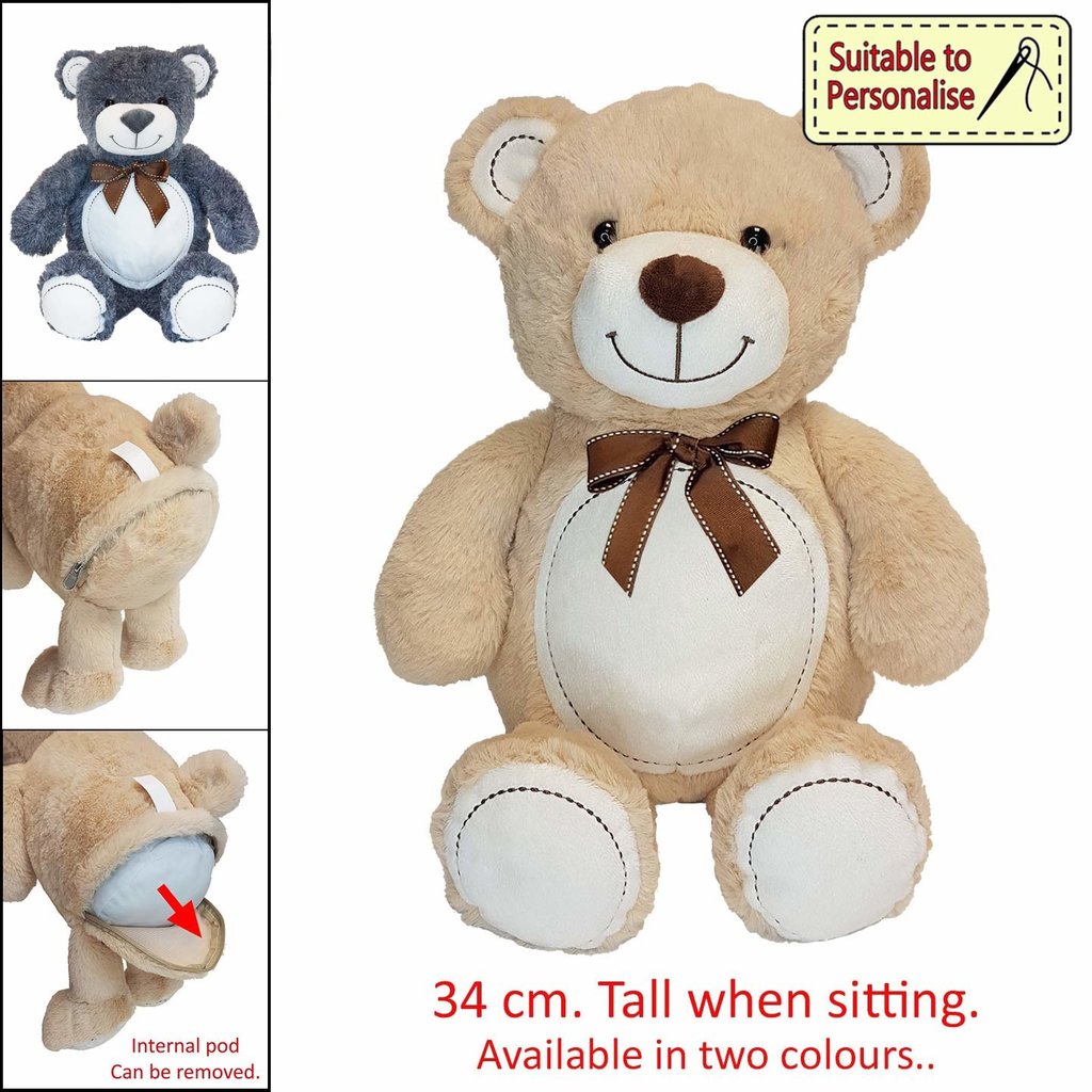 Bear with Tie Brown