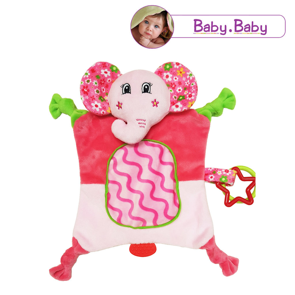 Baby Bow Baby Girls Elephant Comforter