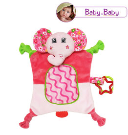 Baby Bow Baby Girls Elephant Comforter