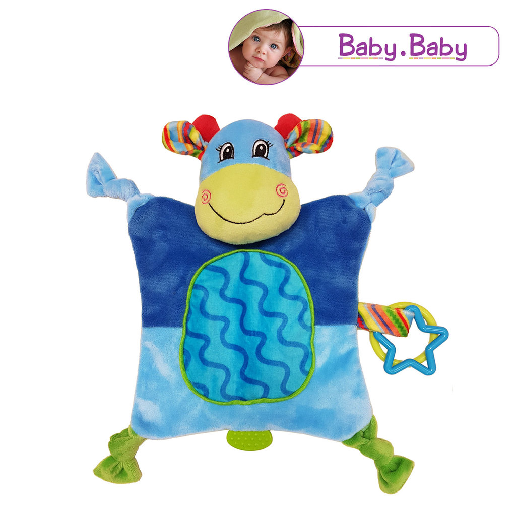 Baby Bow Baby Boys Cow Comforter