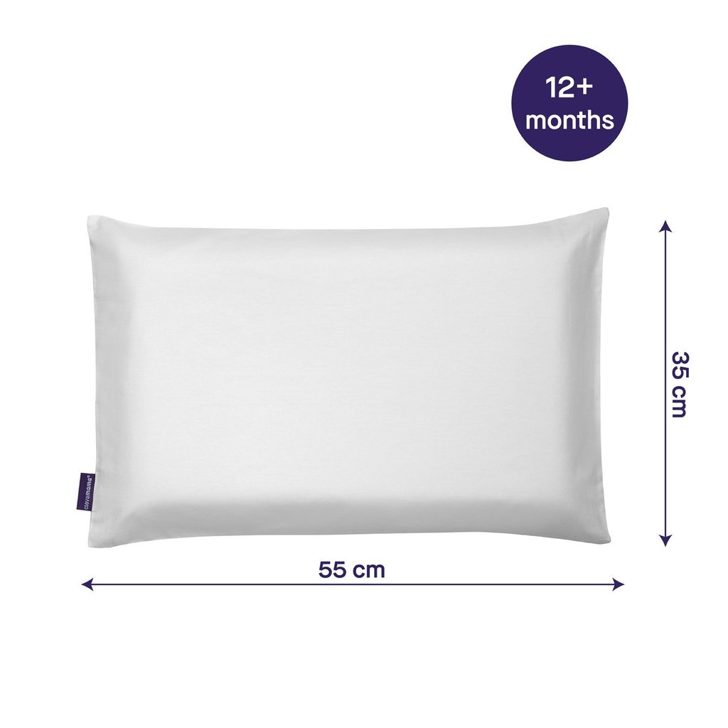 Clevamama Clevamama Toddler Pillow case White
