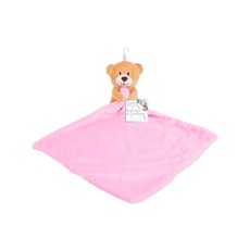 Plush Bear Comforter- Pink