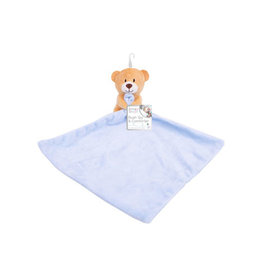Plush Bear Comforter - Blue