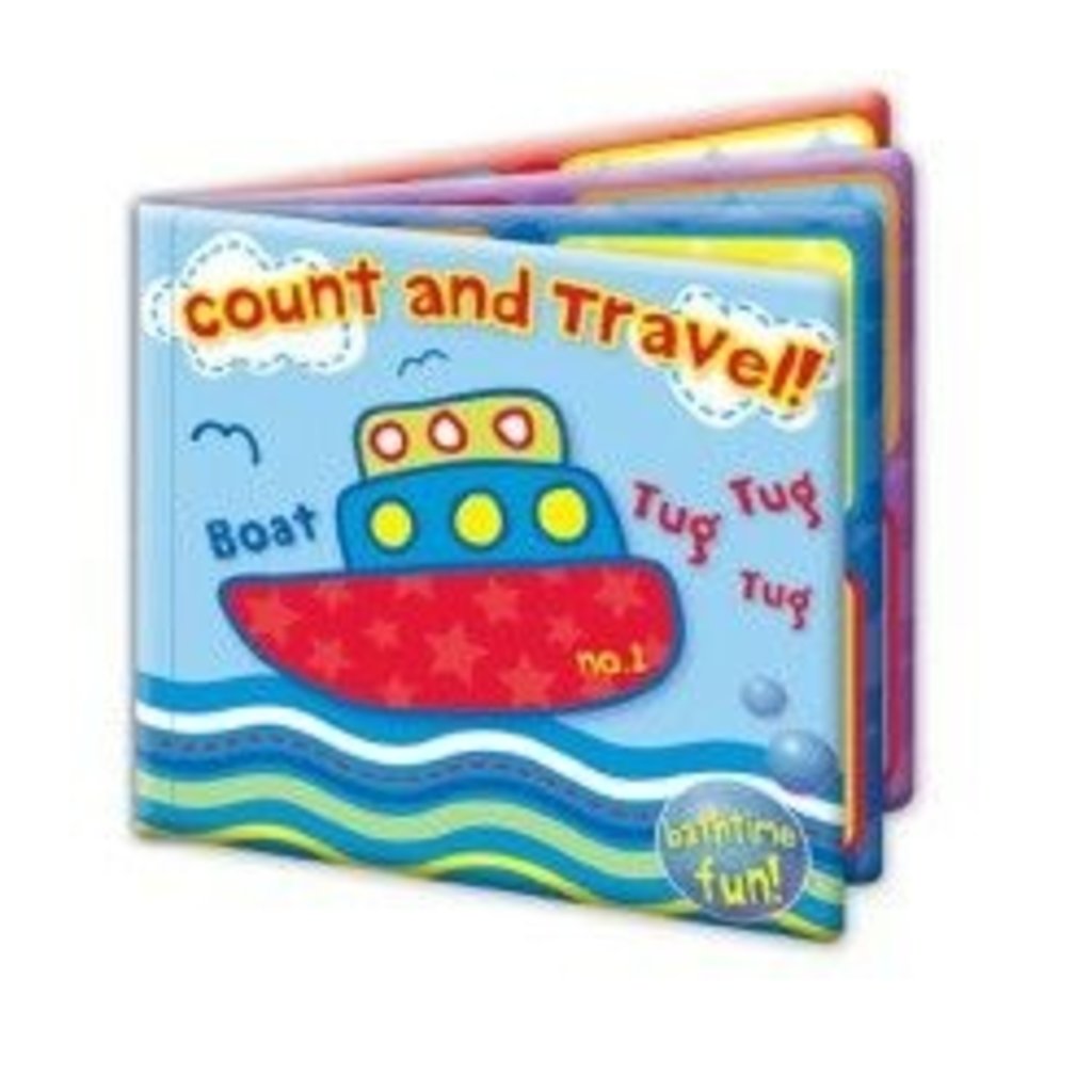 First Steps Baby Bath Book-  Count And Travel
