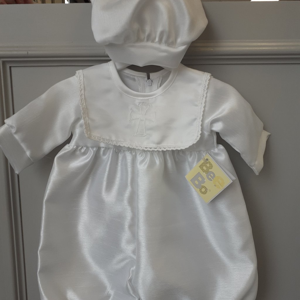 BeBo Christening  Romper Suit 6-12mth