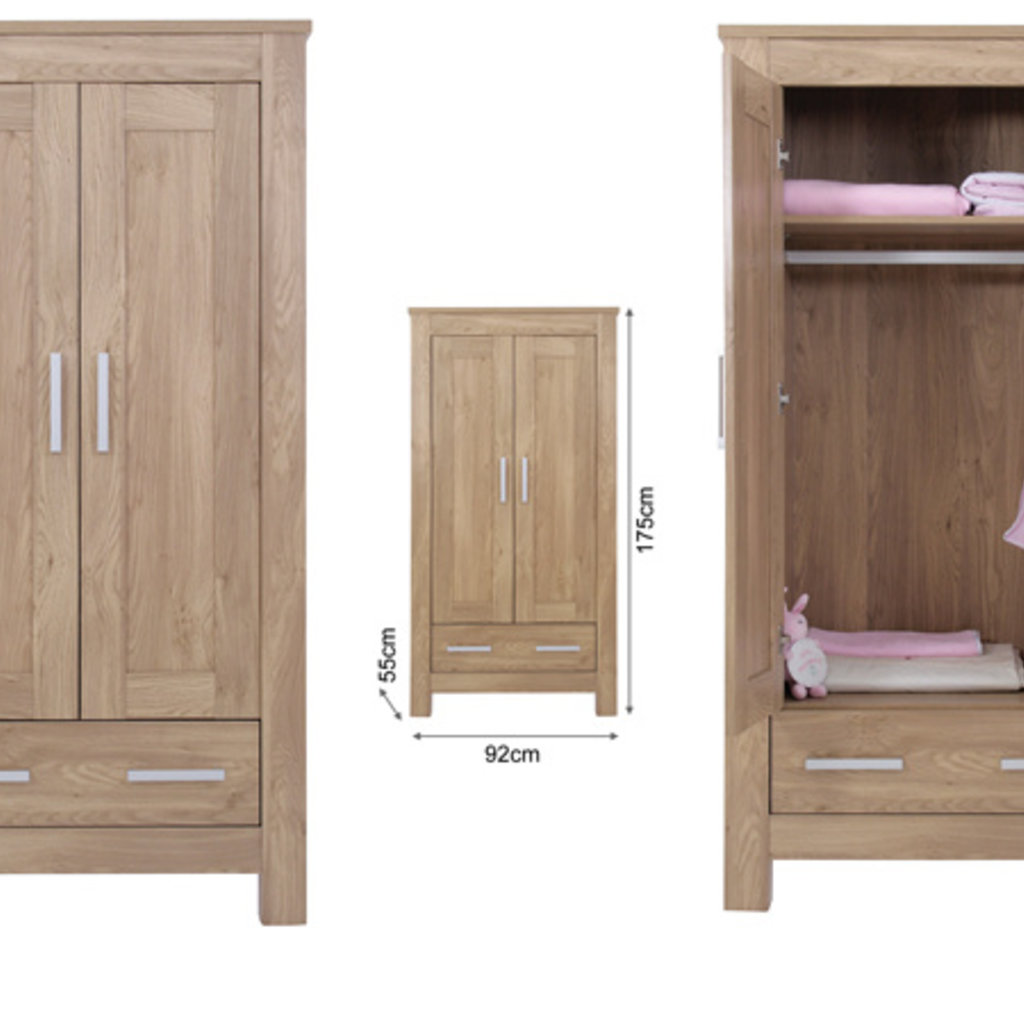 BabyStyle Bordeaux Wardrobe - Baby Zone