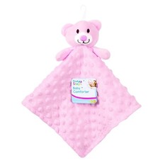 pink teddy comforter