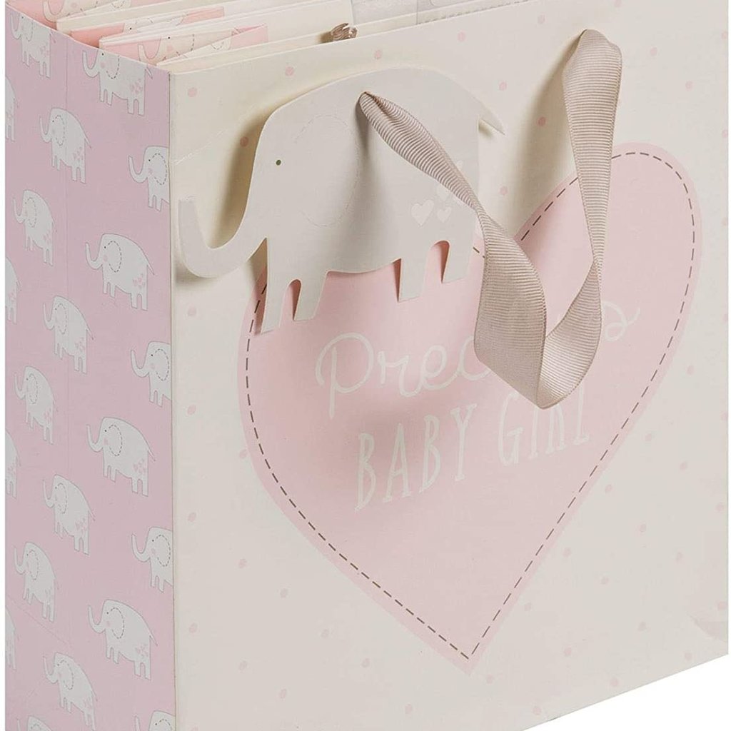 Petit Cheri 'Precious Baby Girl' Medium Gift Bag