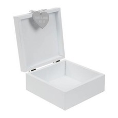 'Petit Cheri' Grey Rabbit Keepsake Box