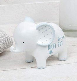 Petit Cheri Collection Money Box Elephant- Baby Boy